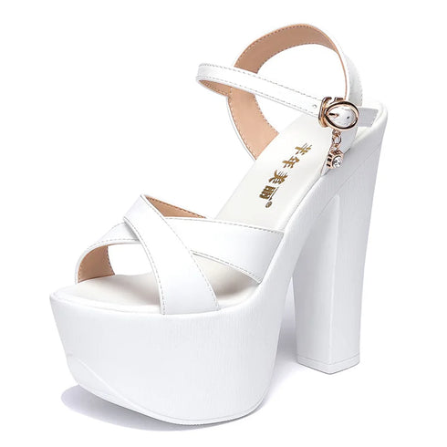 Elegant Platform Sandals for Women - Sexy High Heel Luxury Footwear